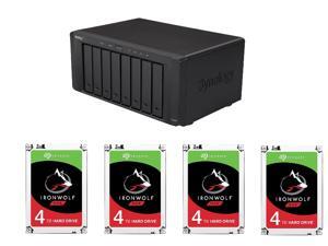 Synology DS1815+ 8-Bay NAS + (4x) Seagate IronWolf 4TB 5900 RPM HDD Synology DS1815+ 8-Bay NAS + (4x) Seagate IronWolf 4TB 5900 RPM HDD