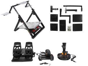 Thrustmaster T.16000M FCS Flight Pack: Joystick, Throttle and Rudder Pedals for PC, Next Level Racing NLR-S002 Wheel Stand, ... Thrustmaster T.16000M FCS Flight Pack: Joystick, Throttle and Rudder Pedals for PC, Next Level Racing NLR-S002 Wheel Stand, ...