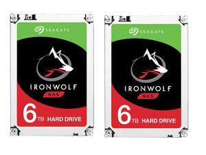 2 x Seagate IronWolf 6TB NAS Hard Drive 7200 RPM 128MB Cache SATA 6.0Gb/s 3.5" Internal Hard Drive ST6000VN0041 2 x Seagate IronWolf 6TB NAS Hard Drive 7200 RPM 128MB Cache SATA 6.0Gb/s 3.5" Internal Hard Drive ST6000VN0041