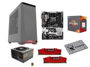 AMD RYZEN 5 1600 6-Core 3.2 GHz CPU + ASRock AB350 Pro4 MB + G.SKILL 2 x 8GB RAM + Kingston 240GB SSD + EVGA 500W 80 PLUS ... AMD RYZEN 5 1600 6-Core 3.2 GHz CPU + ASRock AB350 Pro4 MB + G.SKILL 2 x 8GB RAM + Kingston 240GB SSD + EVGA 500W 80 PLUS ...