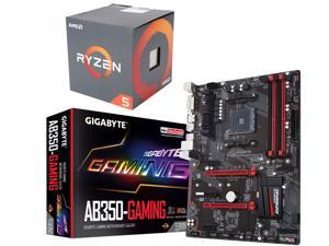 AMD RYZEN 5 1500X 4-Core 3.5 GHz (3.7 GHz Turbo) Socket AM4 65W YD150XBBAEBOX Desktop Processor, GIGABYTE GA-AB350-Gaming (rev. 1.0) AM4 AMD B350 SATA 6Gb/s USB 3.1 HDMI ATX AMD Motherboard AMD RYZEN 5 1500X 4-Core 3.5 GHz (3.7 GHz Turbo) Socket AM4 65W YD150XBBAEBOX Desktop Processor, GIGABYTE GA-AB350-Gaming (rev. 1.0) AM4 AMD B350 SATA 6Gb/s USB 3.1 HDMI ATX AMD Motherboard