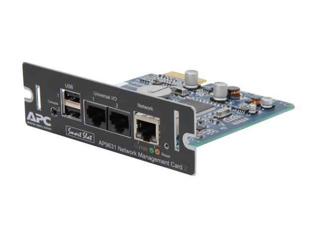 APC AP9631 UPS Network Management Card 2 with Environmental Monitoring ...