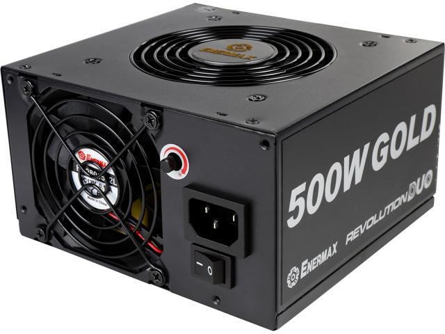 enermax revolution duo 500w erd500awl f atx12v eps12v 80 gold certified power supply with enermax revolution duo 500w erd500awl f atx12v eps12v 80 gold certified power supply with