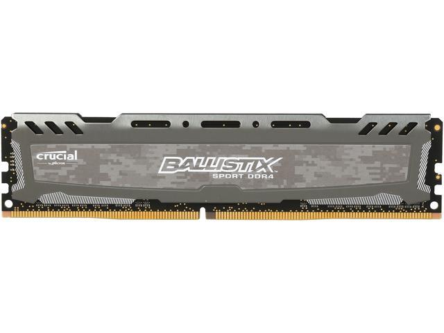 Ballistix Sport Gaming Memory 8gb Ddr4 2400 Ballistix Sport LT 8GB 288-Pin DDR4 SDRAM DDR4 2400 (PC4 19200) Memory