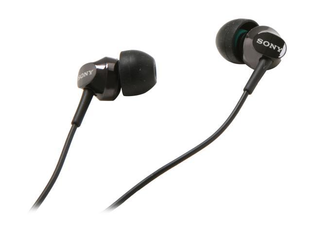 Sony MDREX58V/BLK EX Series Earbud Headphones, Black - Refurbished