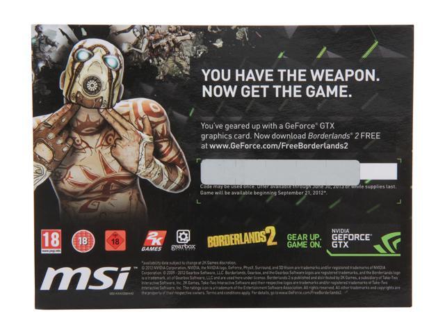 MSI Gift - Borderlands2