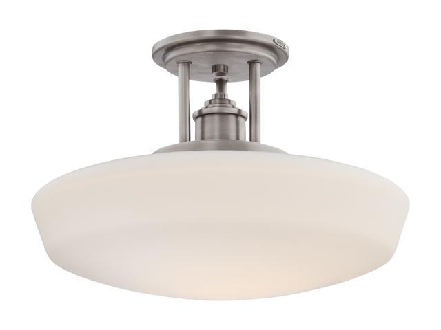 Quoizel Antique Nickel Copenhagen Antique Nickel Semi Flush