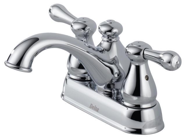 2 Lev Lav Chrome Lead Free DELTA FAUCET CO Delta Lavatory Double Handle
