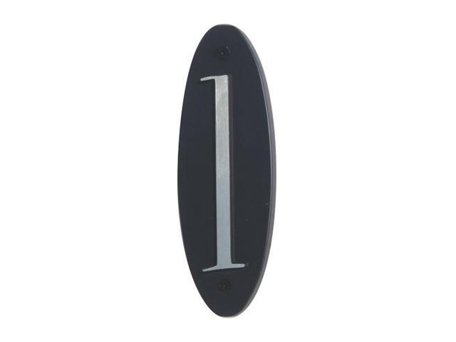 Atlas OHN1-BL 6-Inch Metropolitan House Number-1, Black