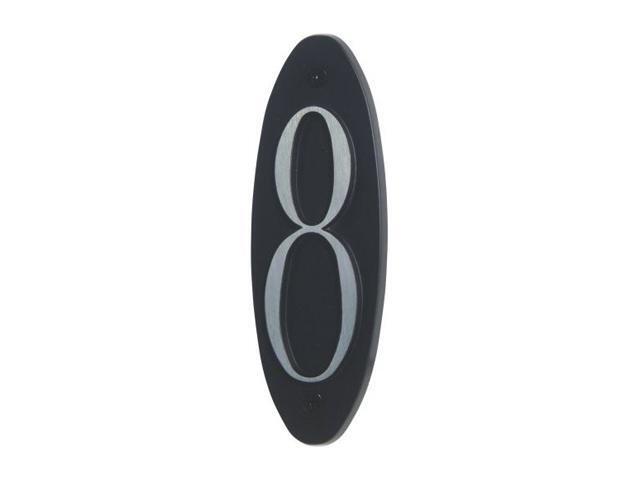 Atlas OHN8-BL 6-Inch Metropolitan House Number-8, Black