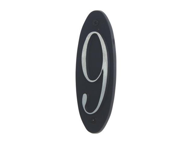 Atlas OHN9-BL 6-Inch Metropolitan House Number-9, Black
