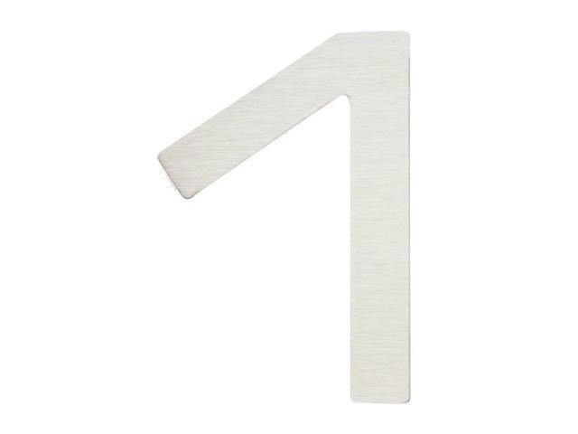 Atlas PGN1-SS 4-Inch Paragon House Number-1, Stainless Steel