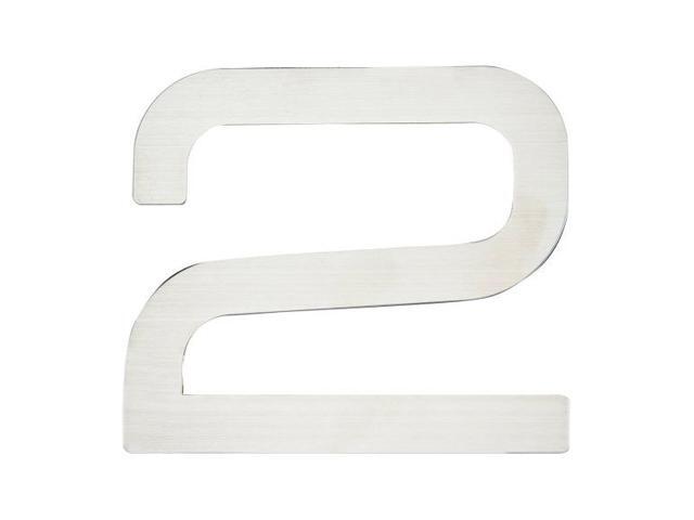 Atlas PGN2-SS 4-Inch Paragon House Number-3, Stainless Steel