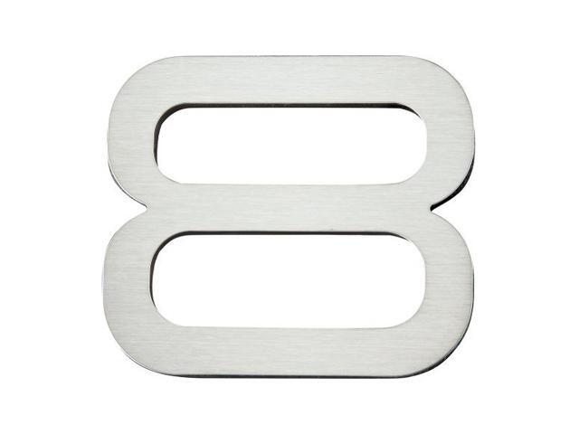 Atlas PGN8-SS 4-Inch Paragon House Number-8, Stainless Steel