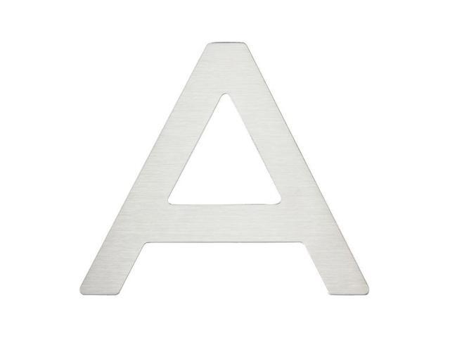 Atlas PGNA-SS 4-Inch Paragon House Letter-A, Stainless Steel