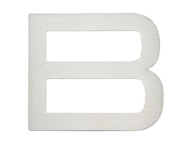Atlas PGNB-SS 4-Inch Paragon House Letter-B, Stainless Steel