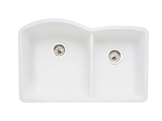 Blanco 440180 Diamond 1-3/4 Bowl Silgranit II (Um) - White