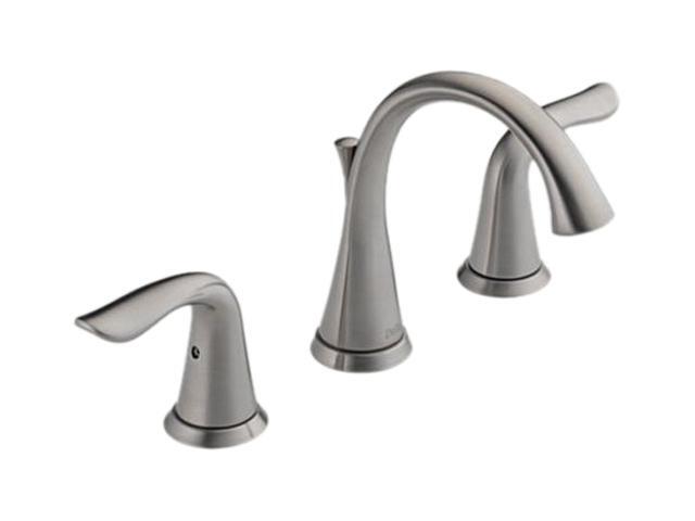DELTA 3538LF-SS Lahara Two Handle Widespread Lavatory Faucet