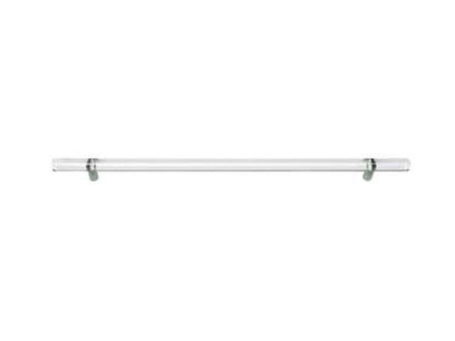 Atlas 3148-BRN Optimism Lucite Rail Pull -Clear Lucite&Brushed Nickel