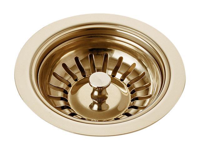 DELTA 72010-PB Kitchen Sink Flange & Strainer Brilliance Polished Brass