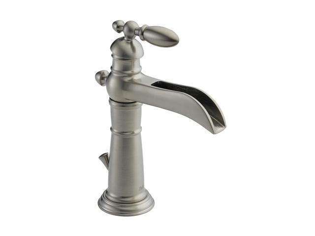 DELTA 554LF-SS Victorian Single Handle Centerset Lavatory Faucet