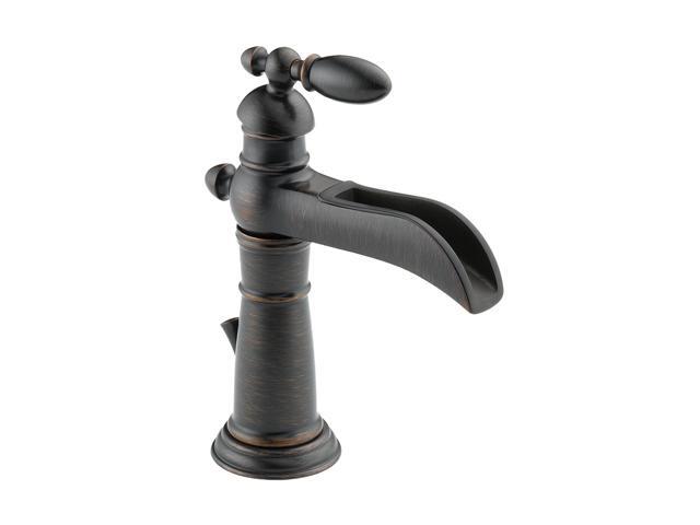 DELTA 554LF-RB Victorian Single Handle Centerset Lavatory Faucet