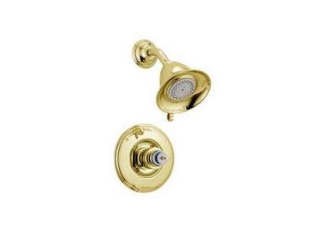 DELTA T14255-PBLHP Victorian Single-Handle Pressure-Balanced Shower Trim Polished Brass
