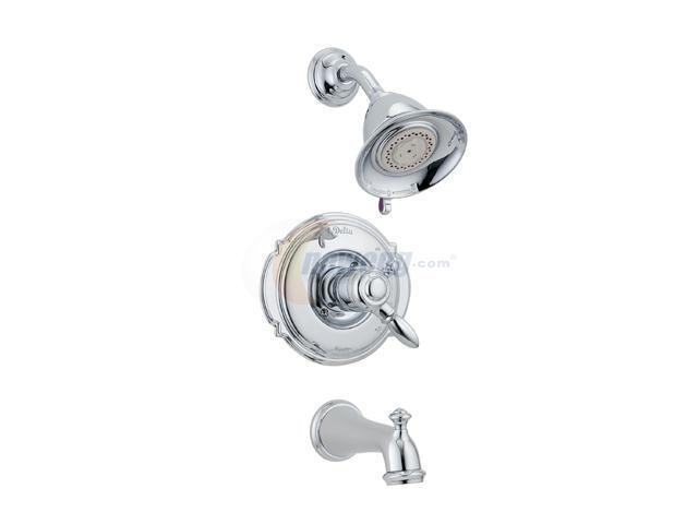 DELTA T17455 Victorian Monitor 17 Series Tub and Shower Trim Chrome