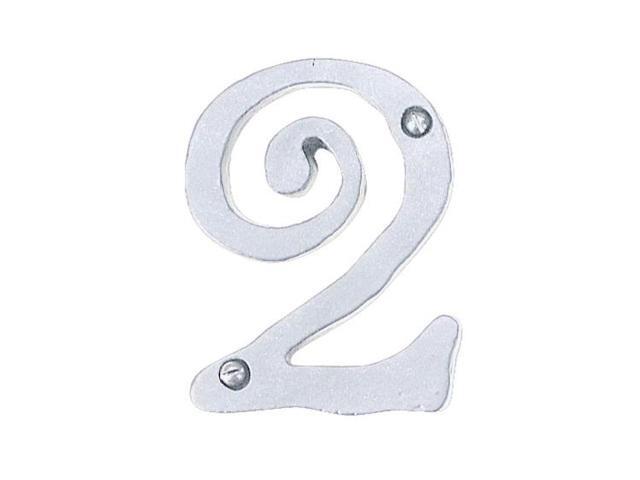 Atlas SCN2L-BRN Scroll Collection 5-1/2 in. Brushed Nickel Number 2
