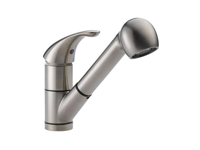 PEERLESS P18550LF-SS Single Handle Kitchen Pull-Out Faucet Stainless Steel