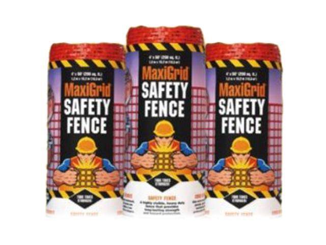 Easy Gardener BX20511412P 4' x 50' Orange Maxi Grid Safety Fence