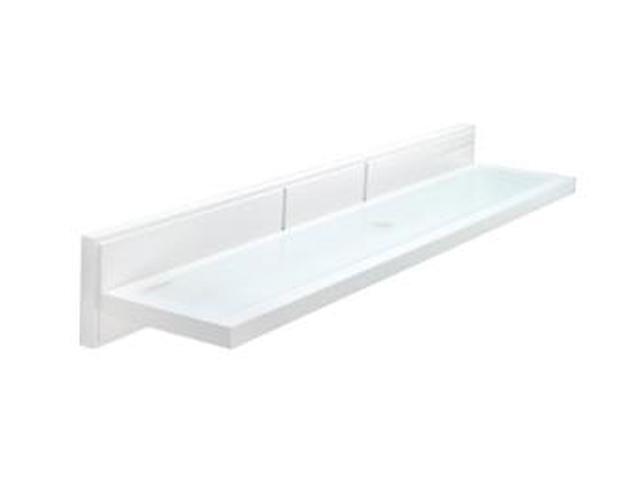 Croydex WA971422YW Maine 23.62" L Shelf White Wood