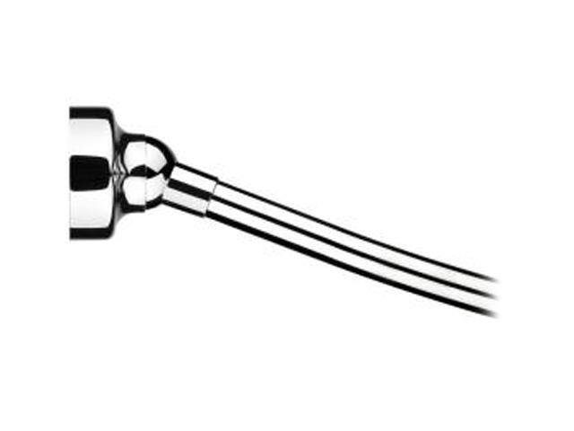 Croydex AD169441YW Space Saver Shower Curtain Rod Chrome