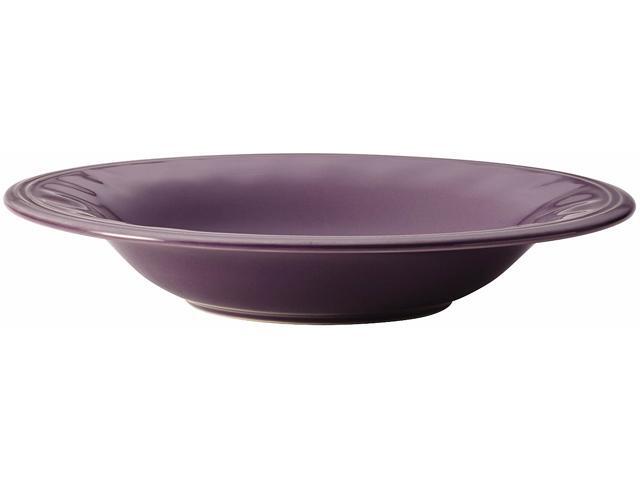 Rachael Ray Cucina Dinnerware 9-1/2 in. Stoneware Soup and Pasta Bowl in Lavender