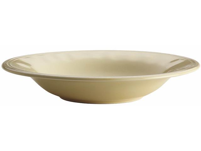 Rachael Ray Cucina Dinnerware 9-1/2 in. Stoneware Soup and Pasta Bowl in Almond Cream