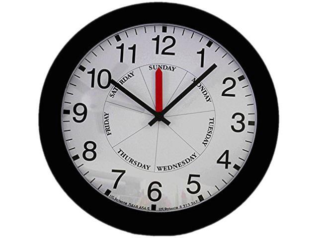 DayClocks CB Contemporary Wall Clock, Black