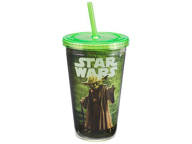 Vandor  Star Wars Yoda 18 oz. Acrylic Travel Cup