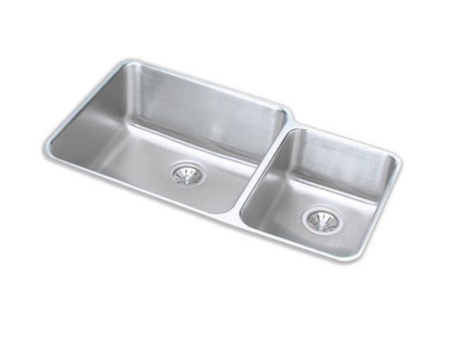 Elkay ELUH3520R Gourmet Lustertone Undermount Sink, 35 1/4" L x 20 1/2" W
