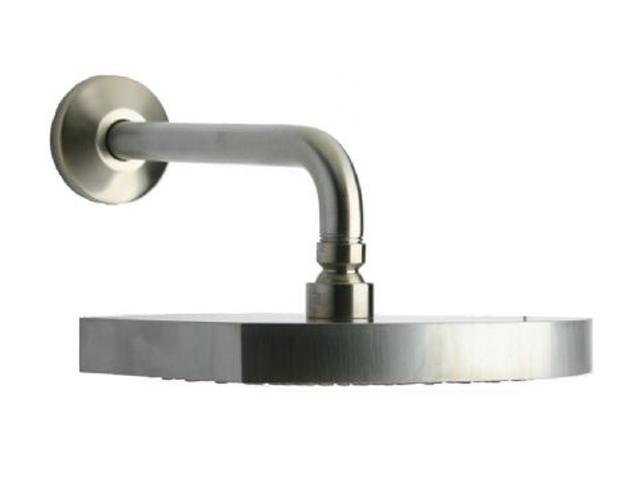 La Toscana 86PW750 Novello Wall Mount Shower Head with Arm and Flange, Brushed Nickel Finish