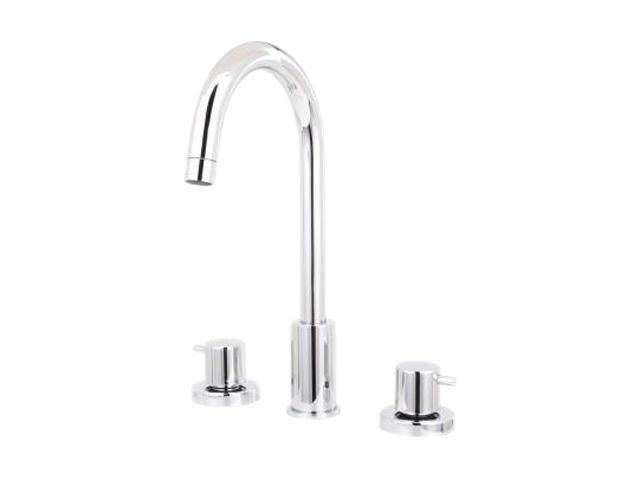 La Toscana 78CR214 Elba 8-Inch Widespread Lavatory Faucet with Metal Pop-Up Drain