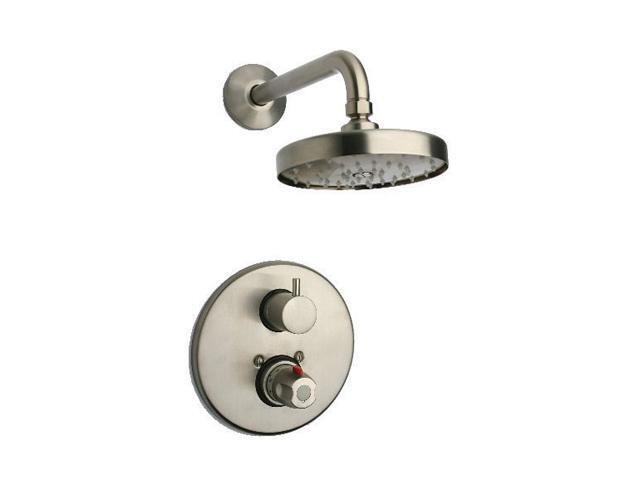La Toscana 78CR690 Elba Thermostatic Shower Faucet, Chrome Finish