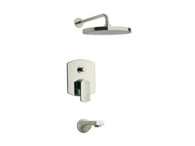 La Toscana 86PW797 Novello Pressure Balance Tub/Shower Faucet, Brushed Nickel Finish
