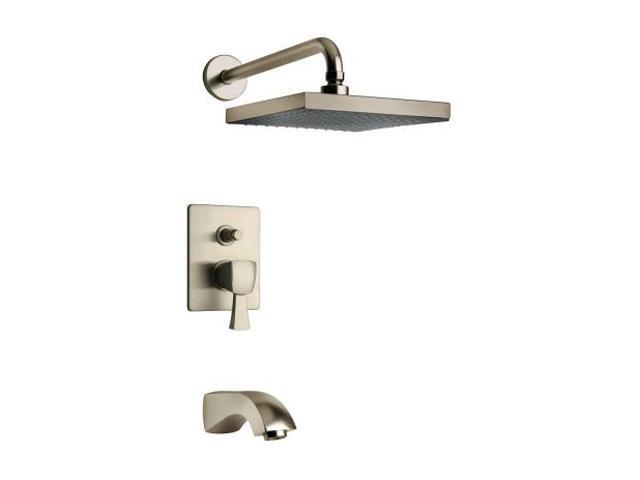 La Toscana 89PW797 Lady Pressure Balance Tub/Shower Faucet, Brushed Nickel Finish