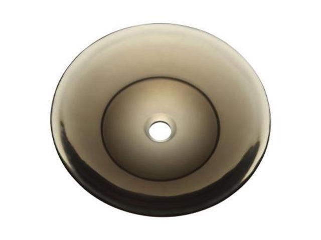 Decolav 2804-SHA Round Above Counter Resin Lavatory in Shadow