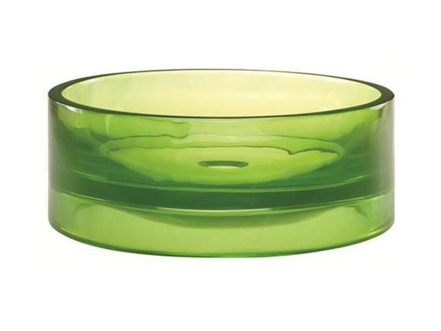 Decolav 2806-ABS Round Above Counter Resin Lavatory in Absinthe