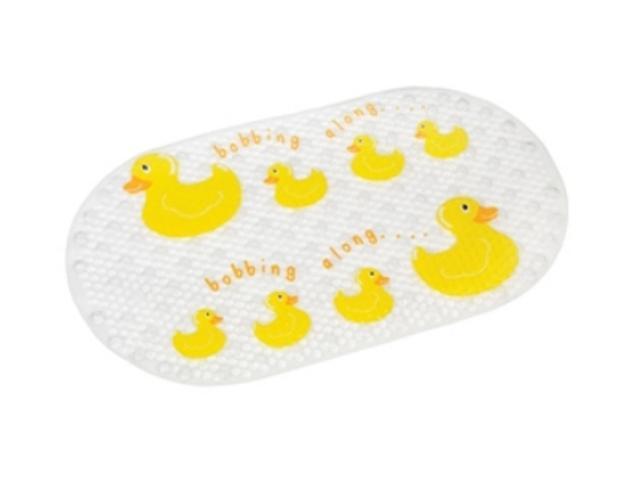 Croydex AH220515YW Bobbing Along Bath Safety Mat, White/Yellow