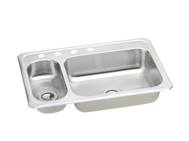 Elkay CMR33224 Gourmet Celebrity Sink, Stainless Steel