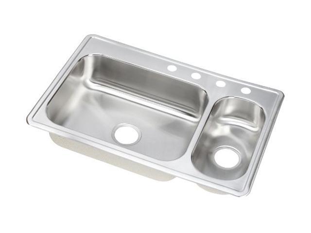Elkay DSEMR23322R4 Dayton Elite Top Mount Sink, Stainless Steel