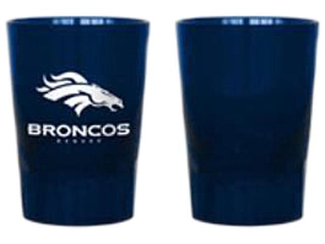 Boelter Brands NFL Dark Blue Plastic Shot Glass Denver Broncos (2 oz.)