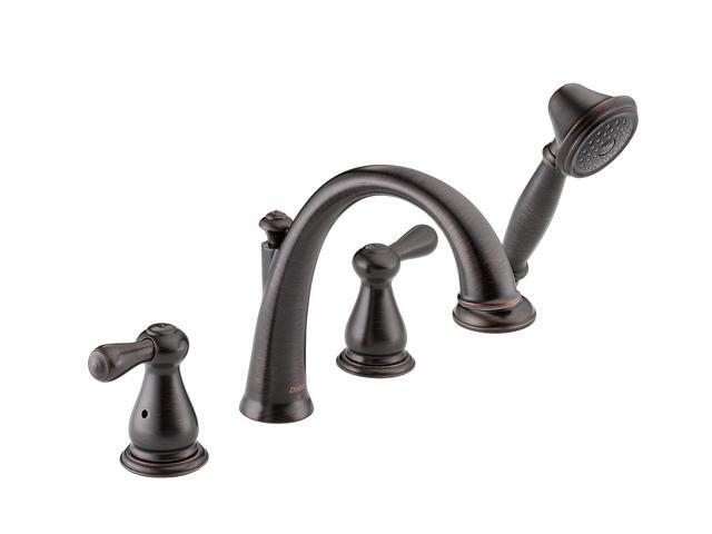 DELTA  T4775-RB  Leland Roman Tub with Handshower Trim - Venetian Bronze